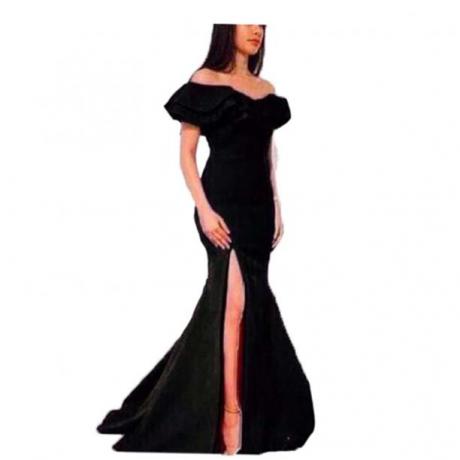 Robe longue avec online fente sur le cote