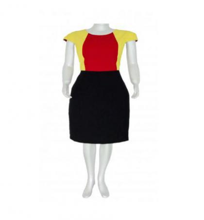 robe-dame-3-tons-sans-manches