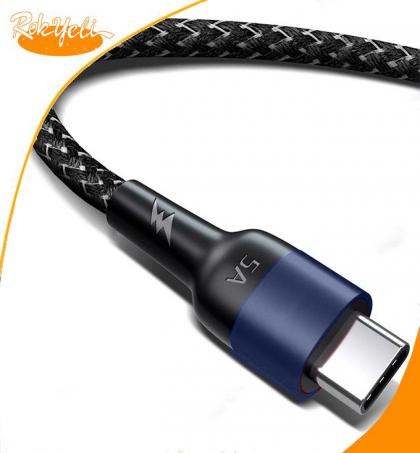 câble-usb-a5-type-c--bout-bleu