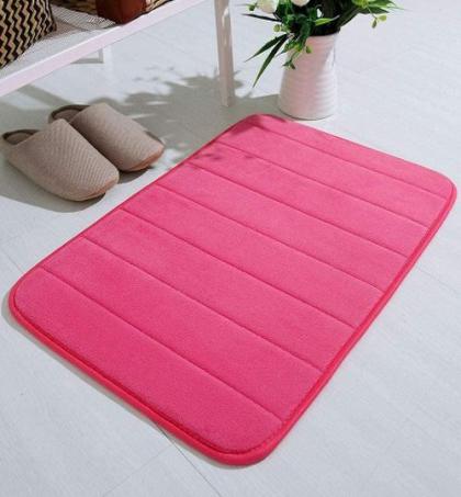 tapis-de-porte-de-douche-&chambre--rose