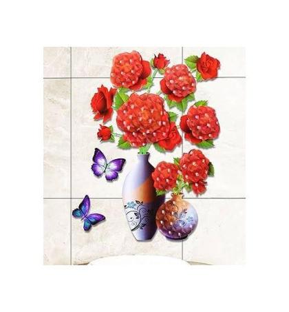 décoration-murale-auto-adhésive-pour-salon-et-bureau-en-3d---pot-de-fleurs