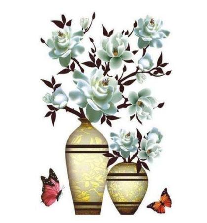 décoration-murale-auto-adhésive-pour-salon-et-bureau-en-3d---pot-de-fleurs