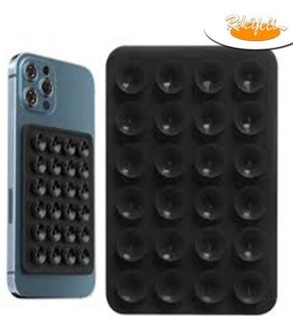 support-téléphone-anti-chute-–-ventouse-en-silicone-pour-téléphone-et-power-bank---noir