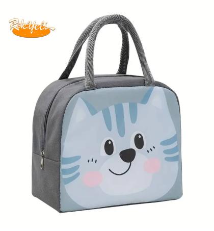 sac-à-lunch-isotherme--enfant-pour-École---sac-de-boîte-à-lunch-Étanche---gris